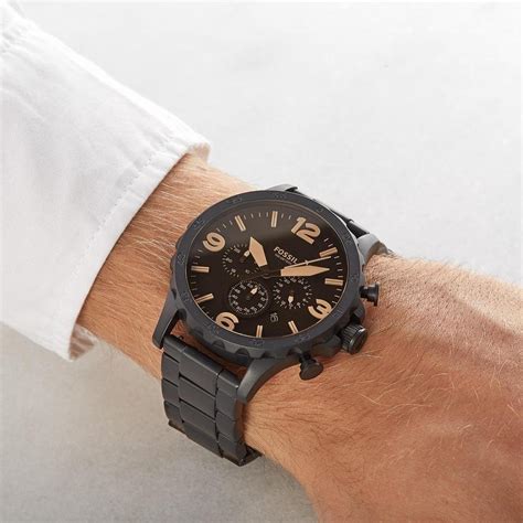 fossil herenhorloge sale|fossil nate watch.